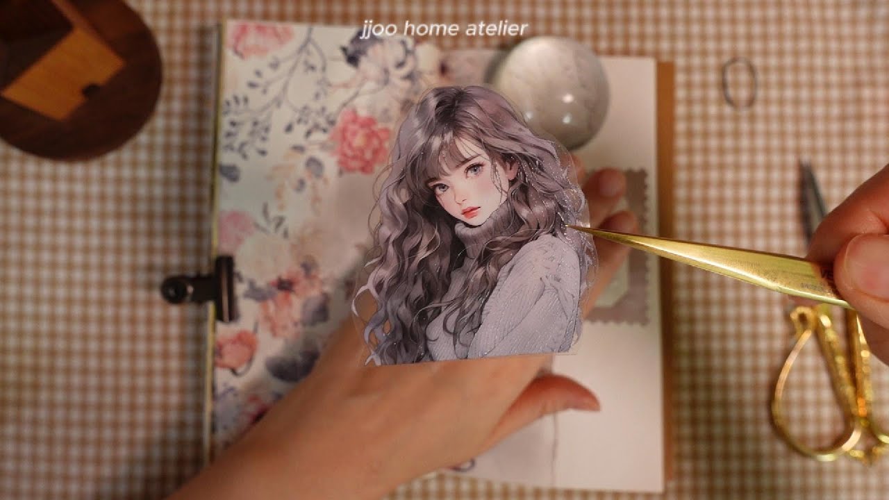 ASMR  이중 다꾸 | 2025년에 다꾸해도 Always happy 🫠 Art Journaling 