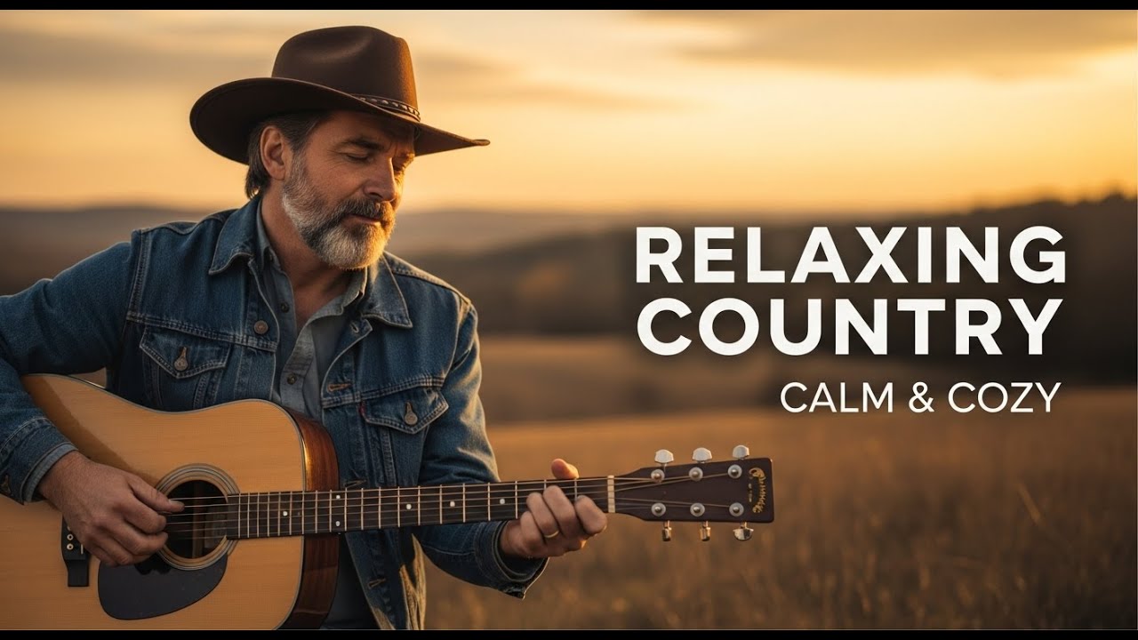 Classic Country Acoustic 🌾🎸 Calm & Cozy Music for Sunset & Night Relaxation