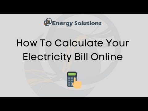 Calculate Your Electricity Bill Online