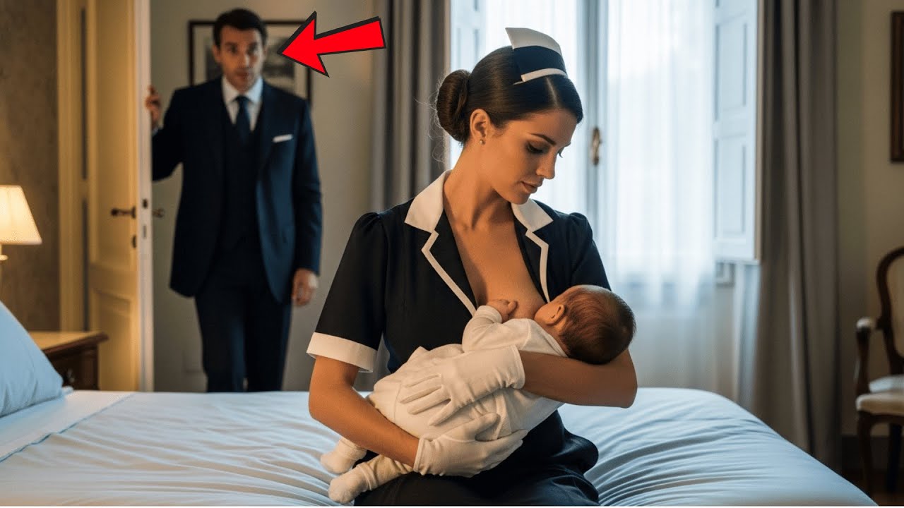 Un Milionario Vedovo Vide Una Tata Allattare Suo Figlio — Quello Che Fece Dopo Cambiò Tutto