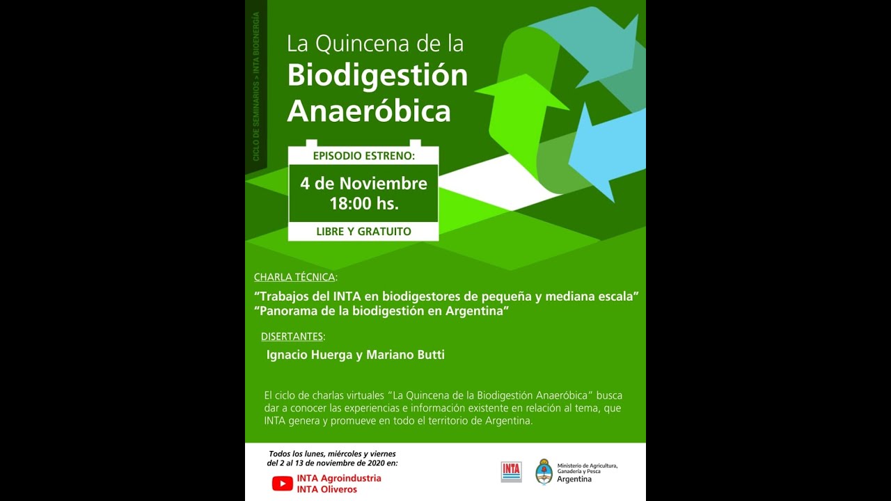 Panorama de la biodigestión en Argentina y panorama de la biodigestión en  Argentina - YouTube
