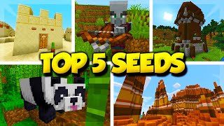 TOP 5 SEEDS for MINECRAFT 1.14! (Minecraft Village ...