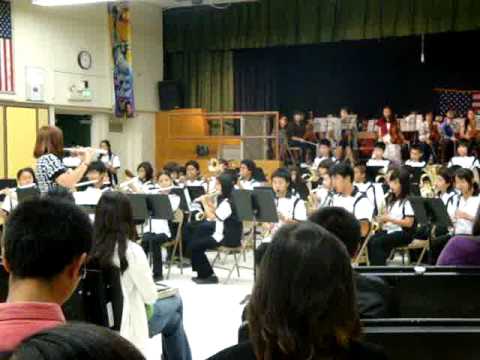 Muscatel Middle School Band 6/3/09 (Flute Flight)