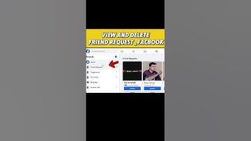 How to See & Cancel Sent Friend Requests on Facebook - iPhone & Android #shorts