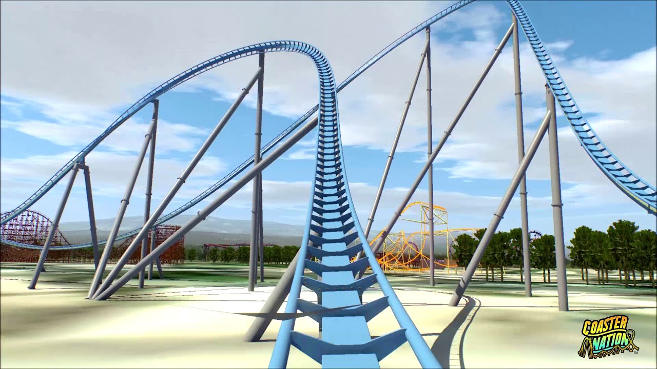 California's Great America Hyper Coaster Concept Revealed