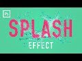 Photoshop Tutorials - Water Splash Effect (Displacement Mapping)