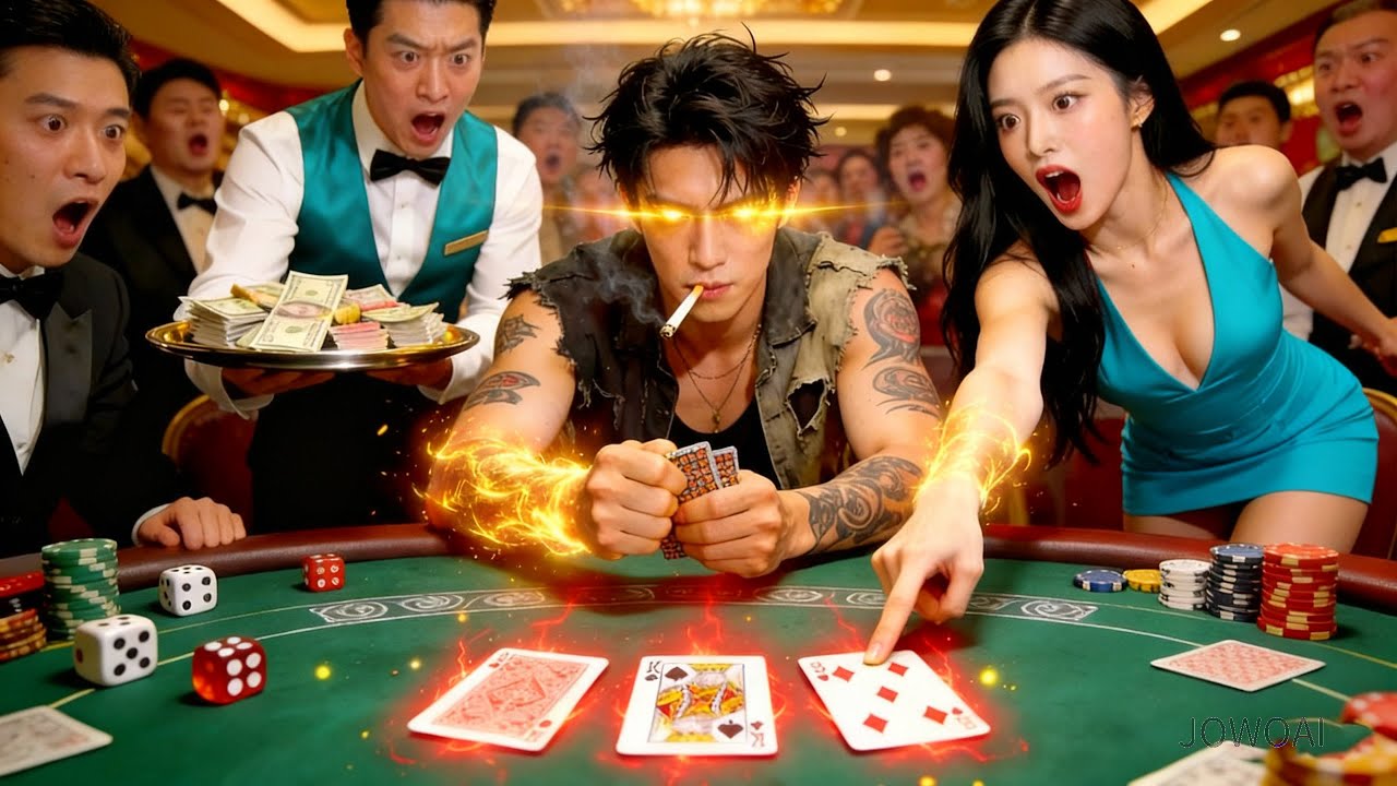 ¡Mendigo humillado era el dios oculto del juego: tumbó el casino en 3 s y todos se arrodillaron!