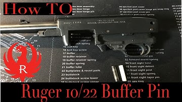 How To Make Ruger 1022 Buffer Pin