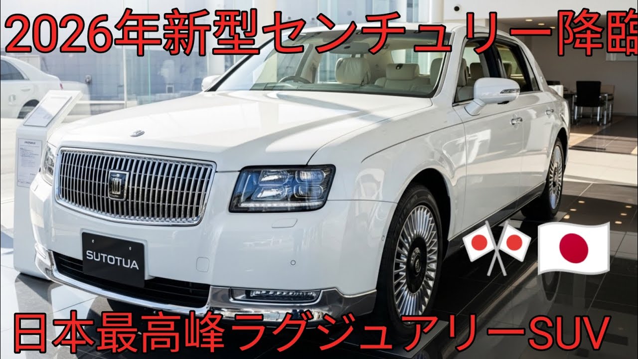 2026年新型トヨタセンチュリー完全解説日本最高峰ラグジュアリーSUVの全貌公開内装 外装 価格 スペック徹底レビュー究極のショーファーカーの真実とは