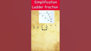 Ladder Fraction l Simplification Super Trick #shorts #ladder #youtubeshorts #tricks