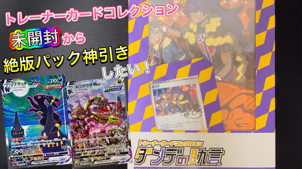 ダンデの助言　トレーナーカードコレクション ポケモンカード トレーナーカードコレクション ダンデの助言 未開封品