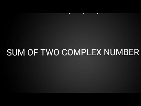 Sum of Two complex numbers in C++ || #programming