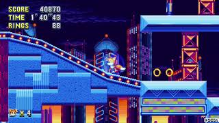 Sonic Mania Studiopolis Zone Act 1 as Tails