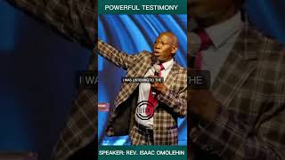 Rev. Isaac Omolehin shares a powerful testimony 🔥 #isaacomolehin #ibelievemedia #gospel #love