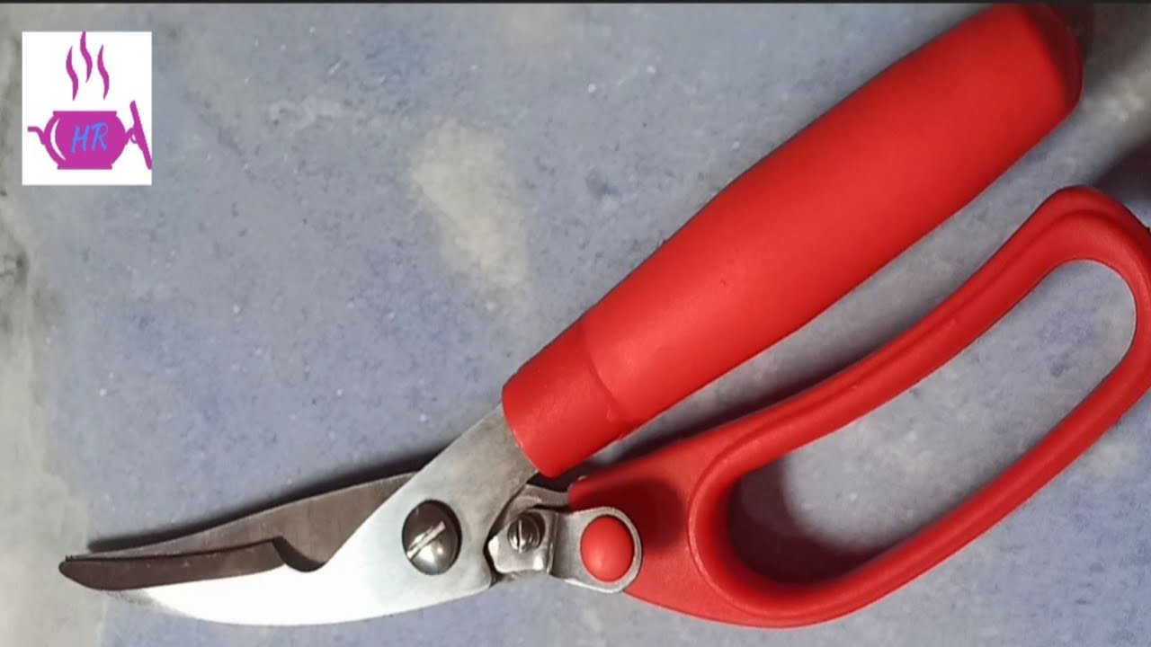 Kitchen scissors. Kitchen scissors uses. How to use Kitchen scissors.