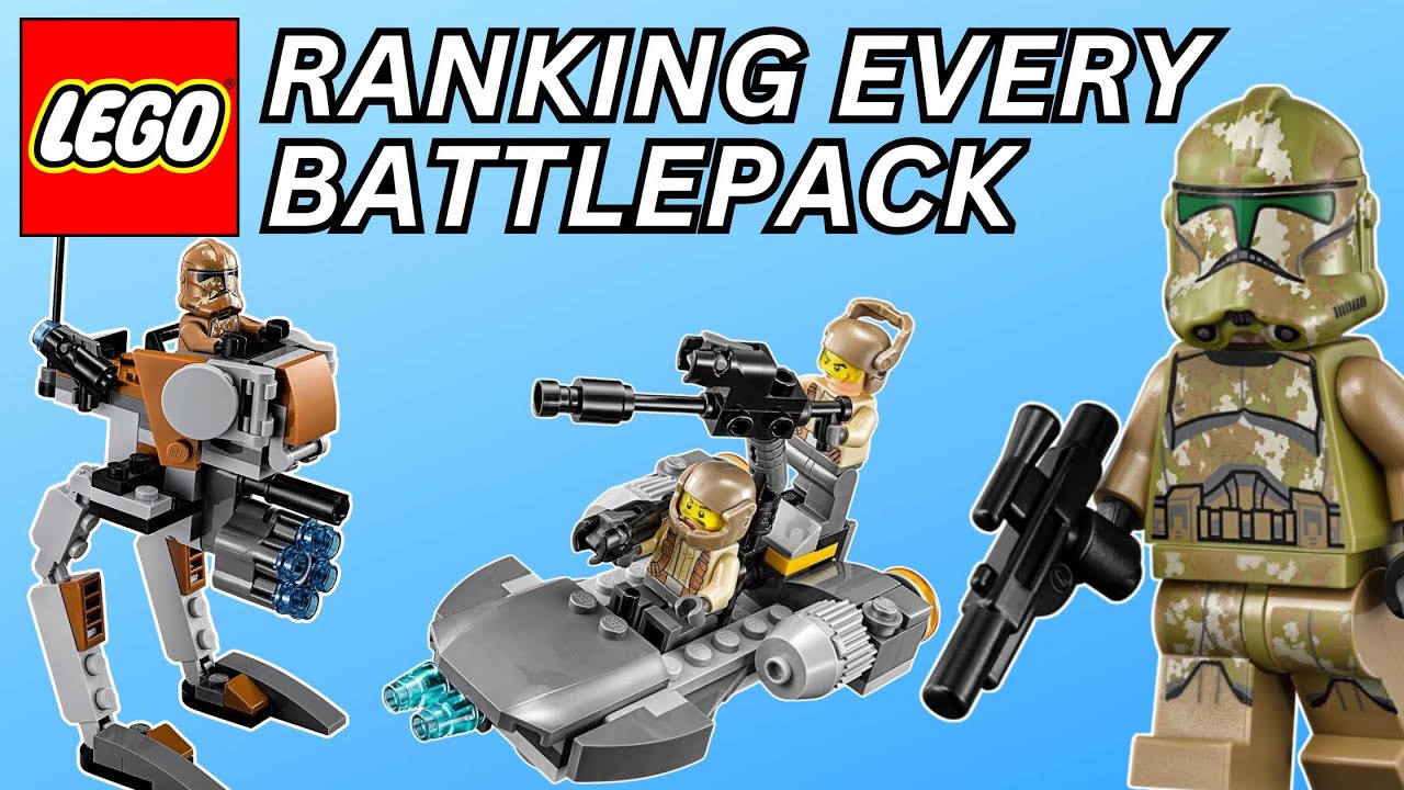 RANKING EVERY LEGO STAR WARS BATTLE PACK (2007-2024)