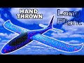 Hand Throwing Glider Plane 100 feet long Flight