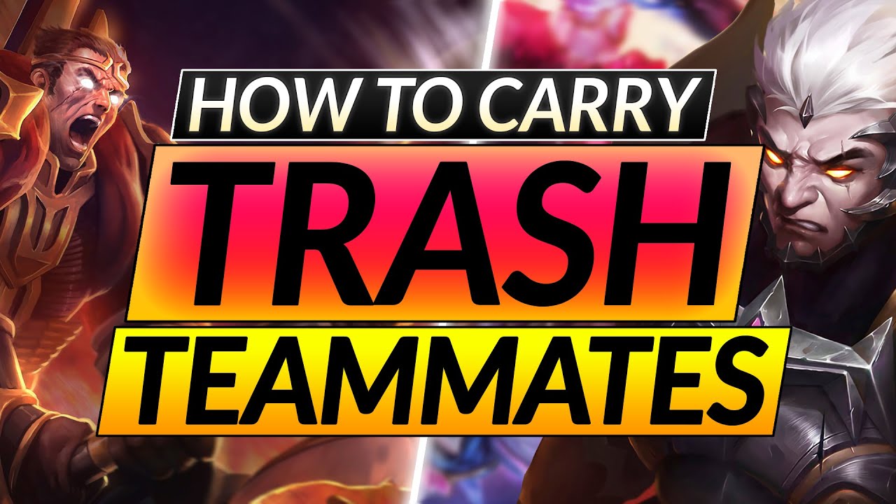 INSTANTLY CARRY BAD TEAMMATES How to CRUSH UNWINNABLE Games in Low