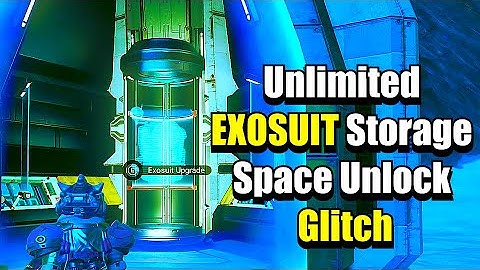 Unlimited Exosuit Storage Space Unlock Glitch - No Man