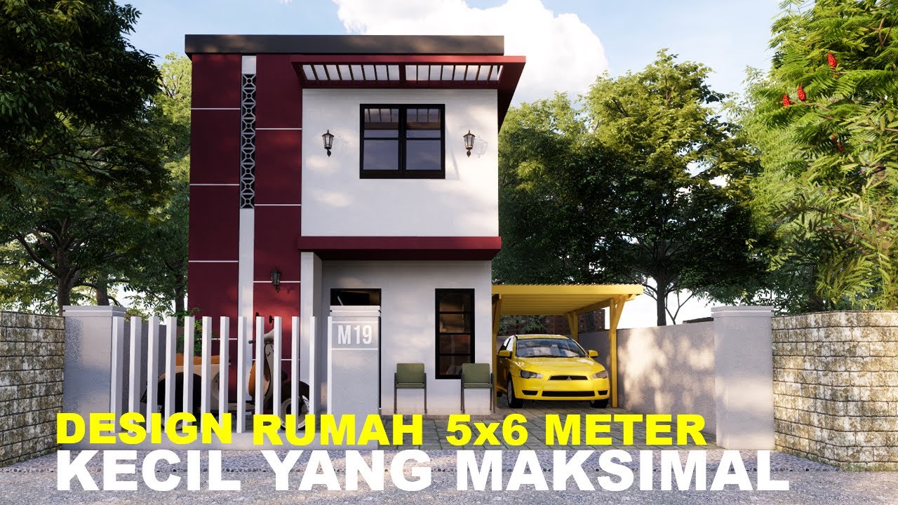 DESIGN RUMAH KECIL 2 LANTAI YANG NYAMAN YouTube