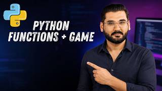 Python Functions + Number Guessing Game | Class 9 (Urdu/Hindi)