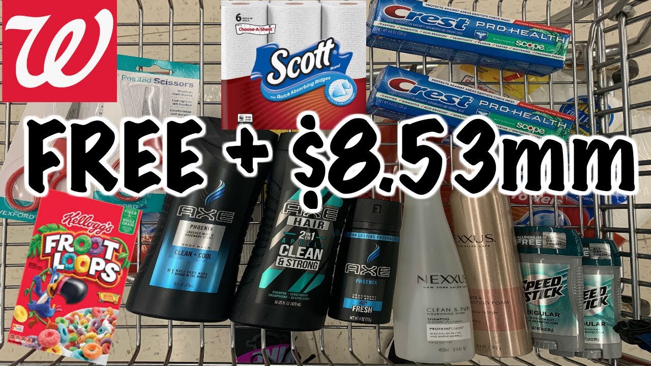 Walgreens FREE AXE BODY WASH + 8.43 MONEY MAKERS! YouTube