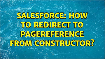 Salesforce: How to redirect to PageReference from constructor?