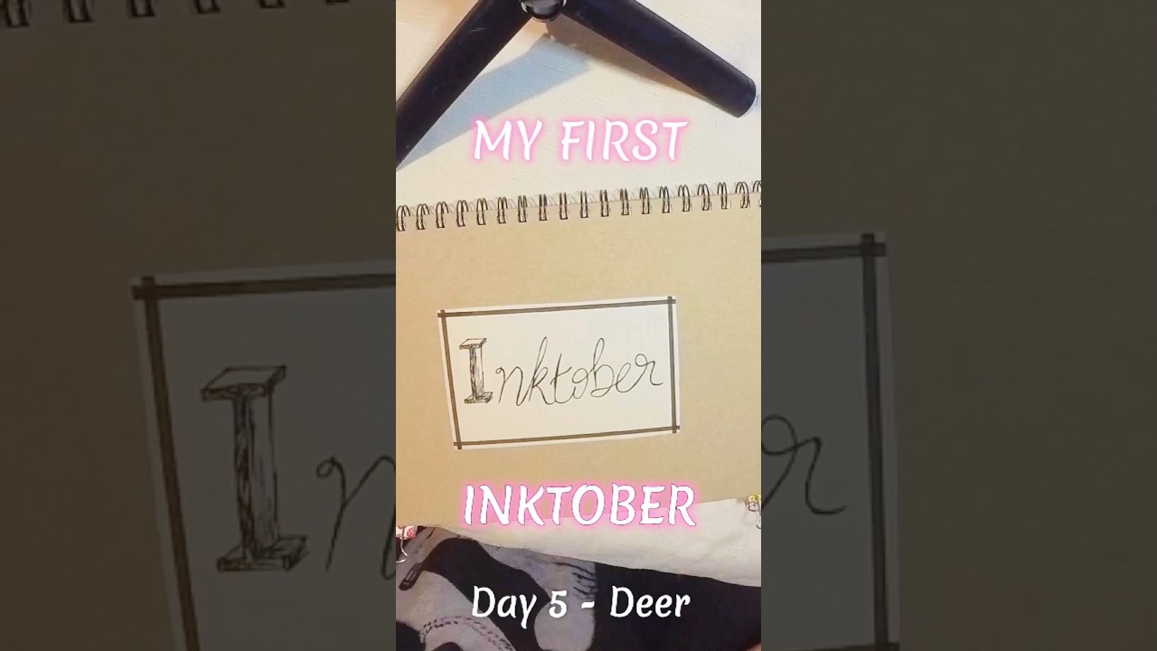 My first inktober day 5 - deer 