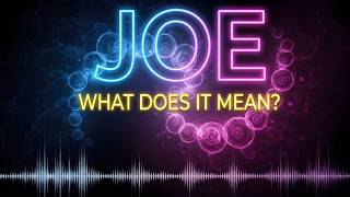 The Origin and Meaning of the Name JOE (YOSEF): A Musical Tribute! 🎶✨ screenshot 2