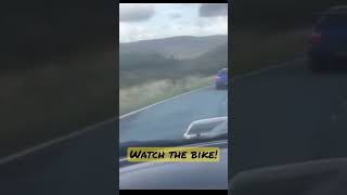Near fatal accident! Subaru Impreza STI just misses a motorbike! Near fatal accident! Subaru Impreza STI just misses a motorbike!