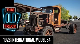 1926 International Model 54 House Moving Truck