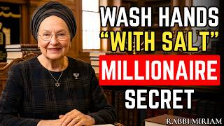 Why Jewish Millionaires Wash Their Hands With SALT: The Wealth Ritual Banks Hide|| Rabbi Miriam