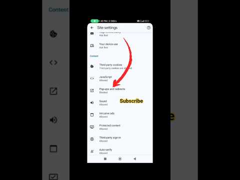 how to block pop up ads on Google chrome #shorts #google #chrome