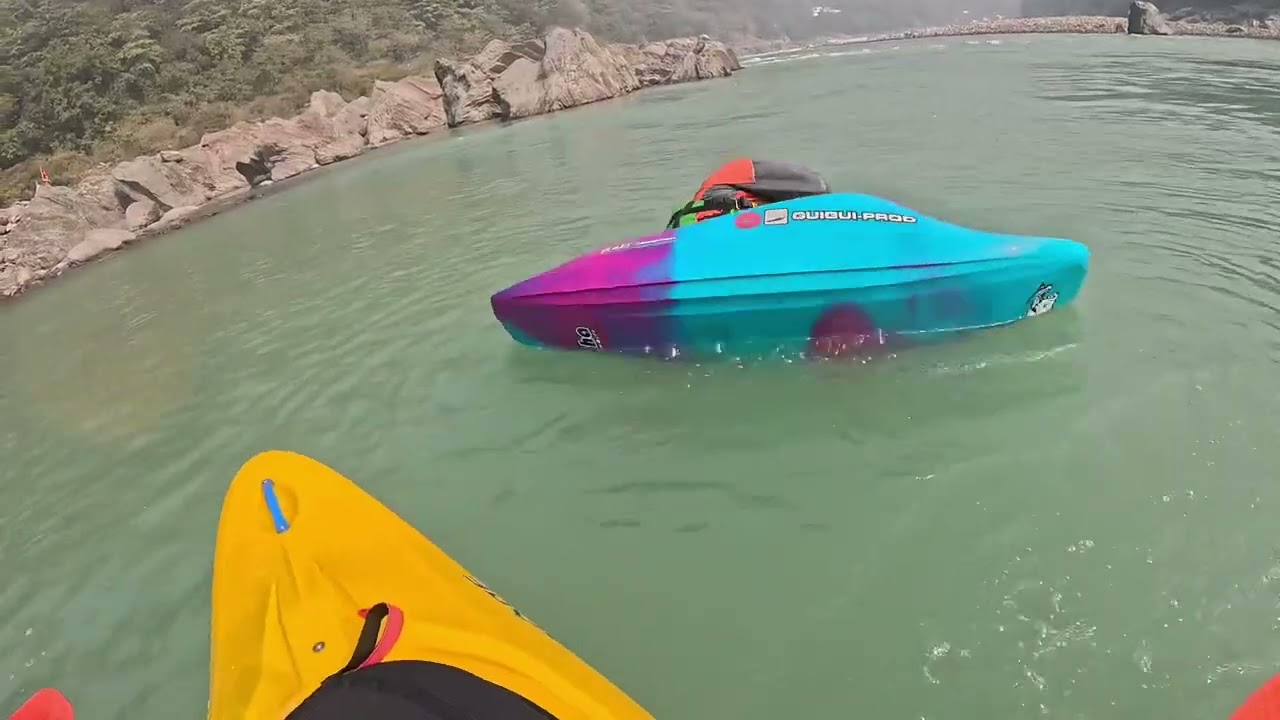 First lap of 2026 on the Ganga River with the new. boat,Starfire.