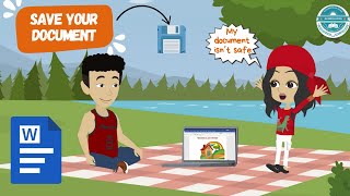 Save your Word Document | The Captain AHS-show | Best Learning Videos for Kids