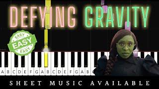 Wicked - Defying Gravity (Easy Piano Tutorial)