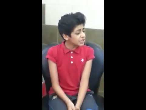 طفل يغنى كده ياقلبى ل شيرين بصوت اكثر من رائع