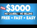 Earn $3000 a Day For FREE! (Easiest Way To Make Money Online 2020)