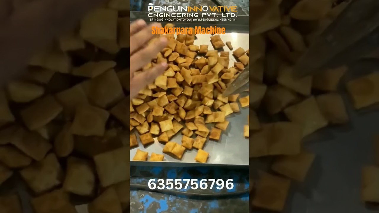 Shakarpara Recipe | Snacks Fryer Machine | Cutting Machine 