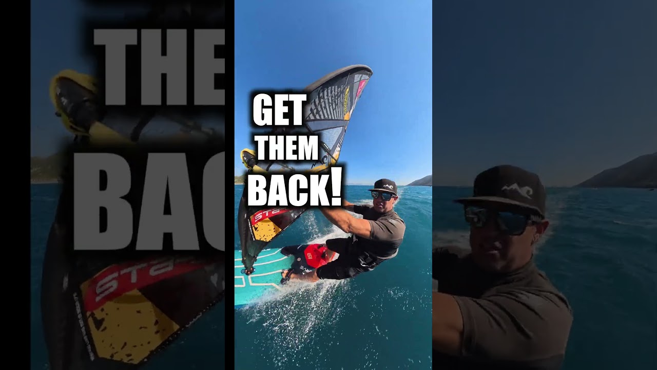 Your harness lines are probably wrong.Move them. Test them. Feel the difference.   #shorts #windsurf