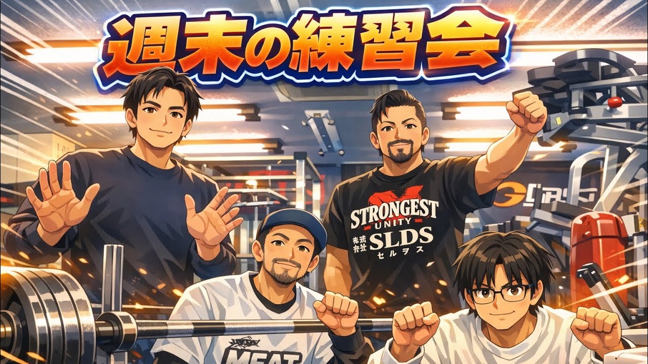 【週末の練習会】2026年2月21日(土)のパワーリフティング練習会