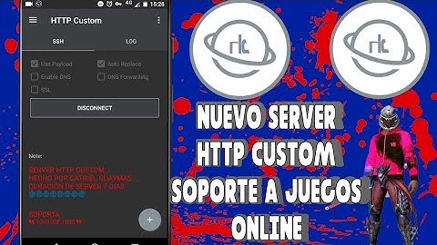 NUEVO SERVER HTTP CUSTOM SOPORTE A JUEGOS ONLINE 🕹️ FREE FIRE 🕹️