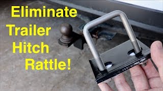 How to Get Rid of Trailer Hitch Rattle ● With a Hitch Clamp !