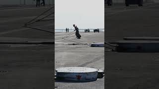 How They Test the Wire That Stops Fighter Jets #military #navy