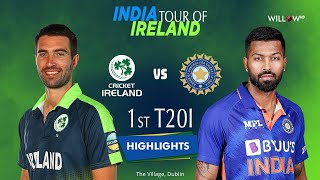 Highlights: 1st T20I, Ireland vs India | 1st T20I, Ireland vs India