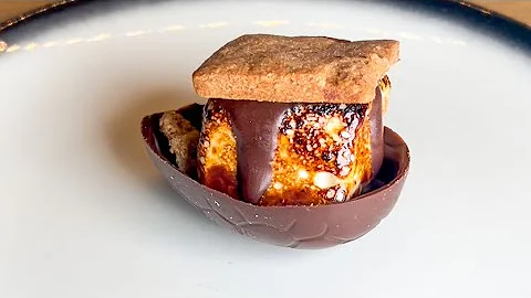 Assembling the S’mores Easter Egg