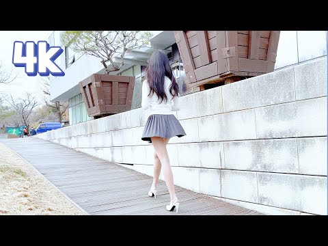 [4K] 잔주름 미니스커트 핏 | Micro-pleats Miniskirt Lookbook (Model Joowon)