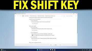How To Fix Shift Key Not Working In Windows 11