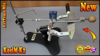New Professional Knife Sharpening System KosiM K2 ► Step Sharpening Test 🔪 Diamond Bars AliExpress