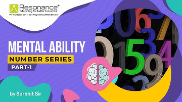 Mental Ability |  Number Series | Part - 1 |  By Reso Expert